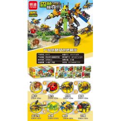 Kazi KY80040 80040 MINGDI LEIBAO K0375 0375 non  HỌ CÔN TRÙNG 8 MẪU BỌ NGỰA RUỒI KIẾN ONG CHUỒN ĐOM ĐÓM RÙA ỐC SÊN bộ đồ chơi xếp lắp ráp ghép mô hình Creator INSECT Sáng Tạo 692 khối