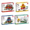 MINGDI K0259 0259 non  BỐN TÒA NHÀ NỔI TIẾNG-TÒA CỔ 4 LOẠI ĐỀN THỜ KHỔNG TỬ NAM KINH TƯỞNG NIỆM TÔN TRUNG SƠN VẠN LÝ TRƯỜNG THÀNH ĐÌNH XUÂN bộ đồ chơi xếp lắp ráp ghép mô hình Architecture Công Trình Kiến Trúc 1033 khối