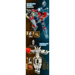 Enlighten 75049 Qman 75049 non  ORB ENHANCED MECH BẢN GỐC bộ đồ chơi xếp lắp ráp ghép mô hình Ultraman Vệ Binh Vũ Trụ Siêu Nhân Điện Quang