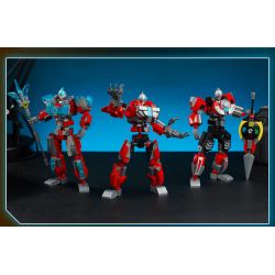 Enlighten 75049 Qman 75049 non  ORB ENHANCED MECH BẢN GỐC bộ đồ chơi xếp lắp ráp ghép mô hình Ultraman Vệ Binh Vũ Trụ Siêu Nhân Điện Quang
