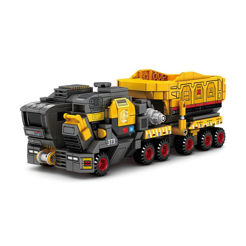 SEMBO 107030 non  CN373 BUCKS CARRIER. bộ đồ chơi xếp lắp ráp ghép mô hình The Wandering Earth THE WANDERING EARTH CARGO TRUCK-IRON ORETRUCK Lưu Lạc Địa Cầu 701 khối