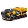 SEMBO 107030 non  CN373 BUCKS CARRIER. bộ đồ chơi xếp lắp ráp ghép mô hình The Wandering Earth THE WANDERING EARTH CARGO TRUCK-IRON ORETRUCK Lưu Lạc Địa Cầu 701 khối