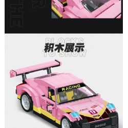 JIESTAR 92010 non  GT2. bộ đồ chơi xếp lắp ráp ghép mô hình Racers Đua Tốc Độ 520 khối