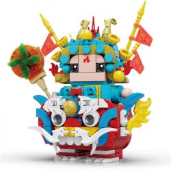 KAIDO KD99005-2 99005-2 non  XU HƯỚNG CẦU MAY QUỐC GIA RỒNG BAY CƯỠI TÀI LỘC ÔNG LONG ER bộ đồ chơi xếp lắp ráp ghép mô hình Chinese Traditional Festivals Lễ Hội Cổ Truyền