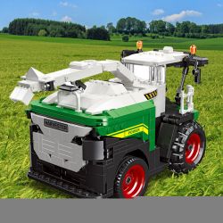 JIESTAR 57002 non  MÁY THU HOẠCH ĐỒNG CỎ bộ đồ chơi xếp lắp ráp ghép mô hình 392 khối