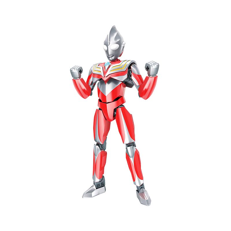 Enlighten 75032 Qman 75032 non  CƠ KHÍ MẠNH MẼ TIGA ALTMAN bộ đồ chơi xếp lắp ráp ghép mô hình