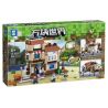 ZHEGAO QL0555 0555 non  BIỆT THỰ MOOS bộ đồ chơi xếp lắp ráp ghép mô hình Minecraft Game Xây Dựng 606 khối