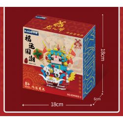 KAIDO KD99005-1 99005-1 non  XU HƯỚNG CẦU MAY TOÀN QUỐC KHOE THỎ ĐẠI THẦN CHÚA bộ đồ chơi xếp lắp ráp ghép mô hình Chinese Traditional Festivals Lễ Hội Cổ Truyền