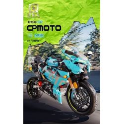 QIZHILE 85006 non  MÙA XUÂN BREEZE CFMOTO 250SR bộ đồ chơi xếp lắp ráp ghép mô hình  Kỹ Thuật Công Nghệ Cao Mô Hình Phương Tiện