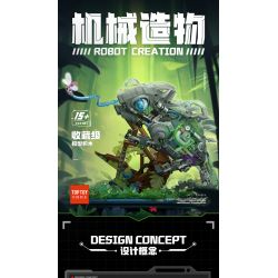 TOPTOY TC2102 2102 non  SÁNG TẠO CƠ KHÍ ĐỘNG BẠCH TUỘC KHÔNG GIAN bộ đồ chơi xếp lắp ráp ghép mô hình MK.T03