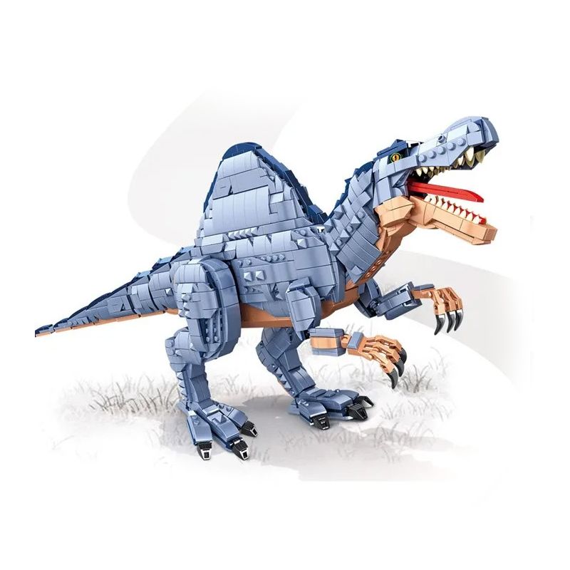 PanlosBrick 611008 Panlos Brick 611008 non  THẾ GIỚI KHỦNG LONG SPINOSAURUS bộ đồ chơi xếp lắp ráp ghép mô hình Creator Expert Chuyên Gia Sáng Tạo 1790 khối