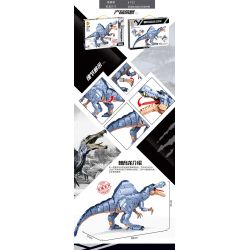 PanlosBrick 611008 Panlos Brick 611008 non  THẾ GIỚI KHỦNG LONG SPINOSAURUS bộ đồ chơi xếp lắp ráp ghép mô hình Creator Expert Chuyên Gia Sáng Tạo 1790 khối