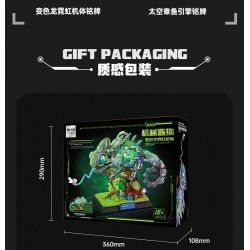 TOPTOY TC2102 2102 non  SÁNG TẠO CƠ KHÍ ĐỘNG BẠCH TUỘC KHÔNG GIAN bộ đồ chơi xếp lắp ráp ghép mô hình MK.T03