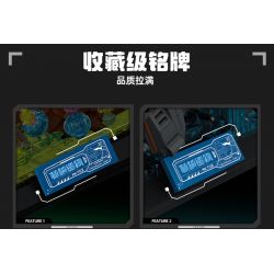 TOPTOY TC2102 2102 non  SÁNG TẠO CƠ KHÍ ĐỘNG BẠCH TUỘC KHÔNG GIAN bộ đồ chơi xếp lắp ráp ghép mô hình MK.T03