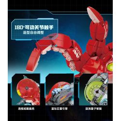 TOPTOY TC2101 2101 non  SÁNG TẠO CƠ KHÍ THỂ TẮC KÈ HOA NEON bộ đồ chơi xếp lắp ráp ghép mô hình MK.T02