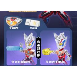 Enlighten 75026 Qman 75026 non  VIÊN ĐẠN THỨ 4 CỦA MÔ HÌNH ULTRAMAN THỜI ĐẠI REIWA CHUYỂN ĐỘNG VÀ RỰC RỠ bộ đồ chơi xếp lắp ráp ghép mô hình