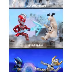 Enlighten 75026 Qman 75026 non  VIÊN ĐẠN THỨ 4 CỦA MÔ HÌNH ULTRAMAN THỜI ĐẠI REIWA CHUYỂN ĐỘNG VÀ RỰC RỠ bộ đồ chơi xếp lắp ráp ghép mô hình