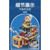 KAIDO KD99003 99003 non  NHÀ MÁY KẸO ĐẦY MÀU SẮC bộ đồ chơi xếp lắp ráp ghép mô hình  COLORFUL CANDY FACTORY Kỹ Thuật Công Nghệ Cao Mô Hình Phương Tiện 695 khối