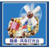 KAIDO KD99003 99003 non  NHÀ MÁY KẸO ĐẦY MÀU SẮC bộ đồ chơi xếp lắp ráp ghép mô hình  COLORFUL CANDY FACTORY Kỹ Thuật Công Nghệ Cao Mô Hình Phương Tiện 695 khối