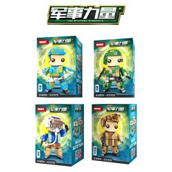 WOMA C0854 0854 non  QUYỀN LỰC QUÂN SỰ 4 HẢI ĐỘI KHÔNG LƯỢNG ĐẶC BIỆT bộ đồ chơi xếp lắp ráp ghép mô hình Military Army THE MILITARY STRENGTH Quân Sự Bộ Đội 732 khối