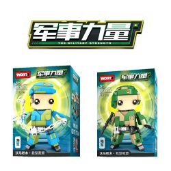 WOMA C0854 0854 non  QUYỀN LỰC QUÂN SỰ 4 HẢI ĐỘI KHÔNG LƯỢNG ĐẶC BIỆT bộ đồ chơi xếp lắp ráp ghép mô hình Military Army THE MILITARY STRENGTH Quân Sự Bộ Đội 732 khối