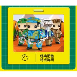 WOMA C0854 0854 non  QUYỀN LỰC QUÂN SỰ 4 HẢI ĐỘI KHÔNG LƯỢNG ĐẶC BIỆT bộ đồ chơi xếp lắp ráp ghép mô hình Military Army THE MILITARY STRENGTH Quân Sự Bộ Đội 732 khối