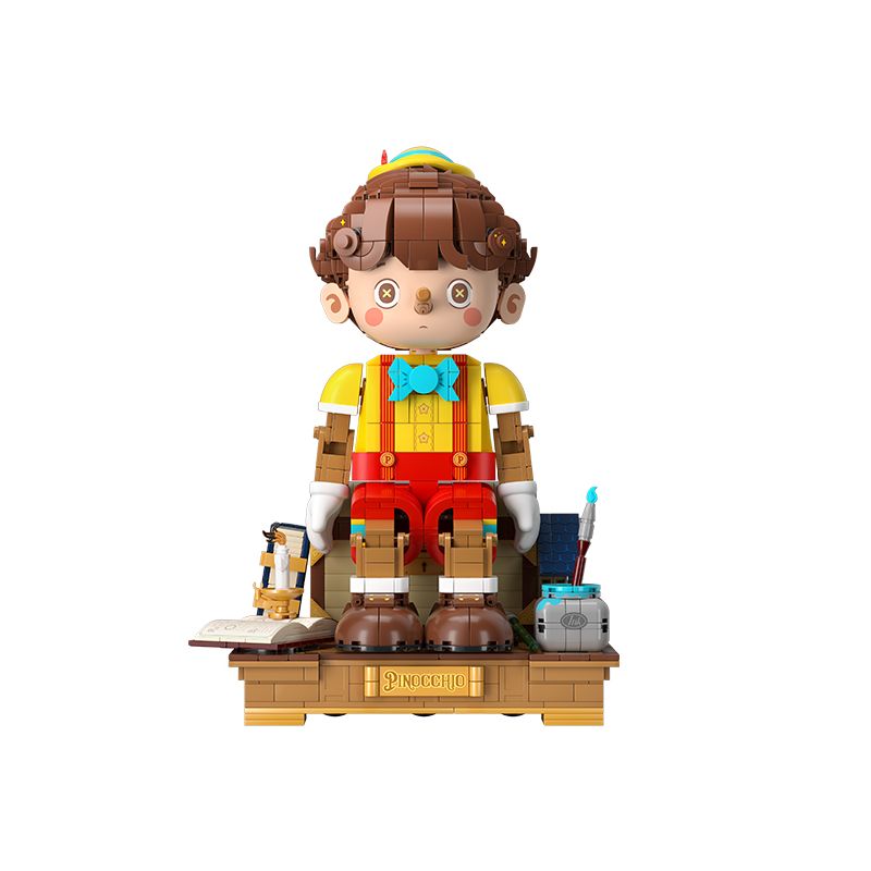 WEKKI 506186 non  NGÀY XỬA XƯA PINOCCHIO bộ đồ chơi xếp lắp ráp ghép mô hình Creator Expert FAIRY TALE TOWN PINOCCHIO Chuyên Gia Sáng Tạo