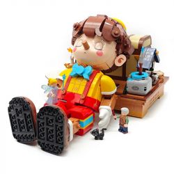 WEKKI 506186 non  NGÀY XỬA XƯA PINOCCHIO bộ đồ chơi xếp lắp ráp ghép mô hình Creator Expert FAIRY TALE TOWN PINOCCHIO Chuyên Gia Sáng Tạo