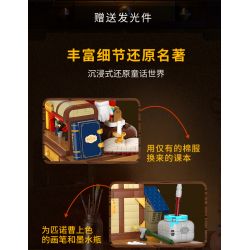 WEKKI 506186 non  NGÀY XỬA XƯA PINOCCHIO bộ đồ chơi xếp lắp ráp ghép mô hình Creator Expert FAIRY TALE TOWN PINOCCHIO Chuyên Gia Sáng Tạo