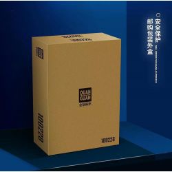 QuanGuan 100228 Quan Guan 100228 non  HỘP NHẠC TÀU HẢI TẶC bộ đồ chơi xếp lắp ráp ghép mô hình Gear STAR SOUND BOX PIRATE BOAT Đồ Lắp Ghép 591 khối