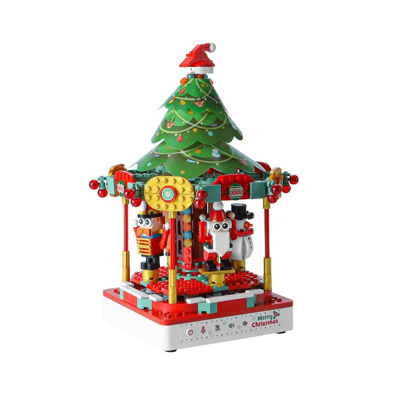 JAKI JK1365 1365 non  KHUC HAT VA ĐIỆU MUA bộ đồ chơi xếp lắp ráp ghép mô hình DIY MUSIC BOX CHRISTMAS FIESTA 543 khối