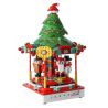 JAKI JK1365 1365 non  KHUC HAT VA ĐIỆU MUA bộ đồ chơi xếp lắp ráp ghép mô hình DIY MUSIC BOX CHRISTMAS FIESTA 543 khối