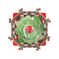 JAKI JK1365 1365 non  KHUC HAT VA ĐIỆU MUA bộ đồ chơi xếp lắp ráp ghép mô hình DIY MUSIC BOX CHRISTMAS FIESTA 543 khối