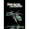 JIESTAR 58008 non  MÁY BAY TRỰC THĂNG CÁNH QUẠT ĐÔI bộ đồ chơi xếp lắp ráp ghép mô hình Computer Games TWIN-ROTOR HELICOPTER Trò Chơi 705 khối
