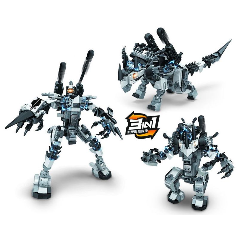 Winner 5126 non  RỒNG TAM GIÁC BẠO LỰC bộ đồ chơi xếp lắp ráp ghép mô hình MECHA DINOSAUR 308 khối