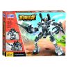 Winner 5126 non  RỒNG TAM GIÁC BẠO LỰC bộ đồ chơi xếp lắp ráp ghép mô hình MECHA DINOSAUR 308 khối