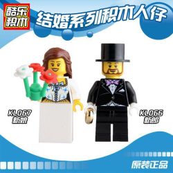 COOL MUSIC KL066 KL067 KL9010 9010 non  MINIFIGURES ĐÁM CƯỚI 2 LOẠI bộ đồ chơi xếp lắp ráp ghép mô hình Collectable Minifigures Búp Bê Sưu Tầm