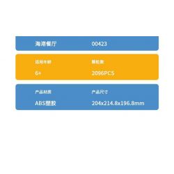 ZHEGAO 00423 non  NHÀ HÀNG CẢNG bộ đồ chơi xếp lắp ráp ghép mô hình Creator Expert Chuyên Gia Sáng Tạo 2093 khối