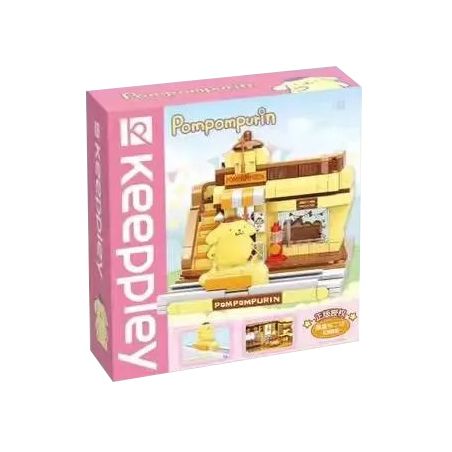 KEEPPLEY K20810 20810 non  VƯƠN TỚI CỬA HÀNG BÁNH PUDDING VÌ SAO bộ đồ chơi xếp lắp ráp ghép mô hình Hello Kitty