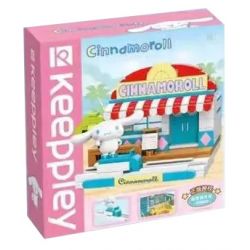 KEEPPLEY K20809 20809 non  PHÒNG ĐÁ DỪA MÙA HÈ bộ đồ chơi xếp lắp ráp ghép mô hình Hello Kitty