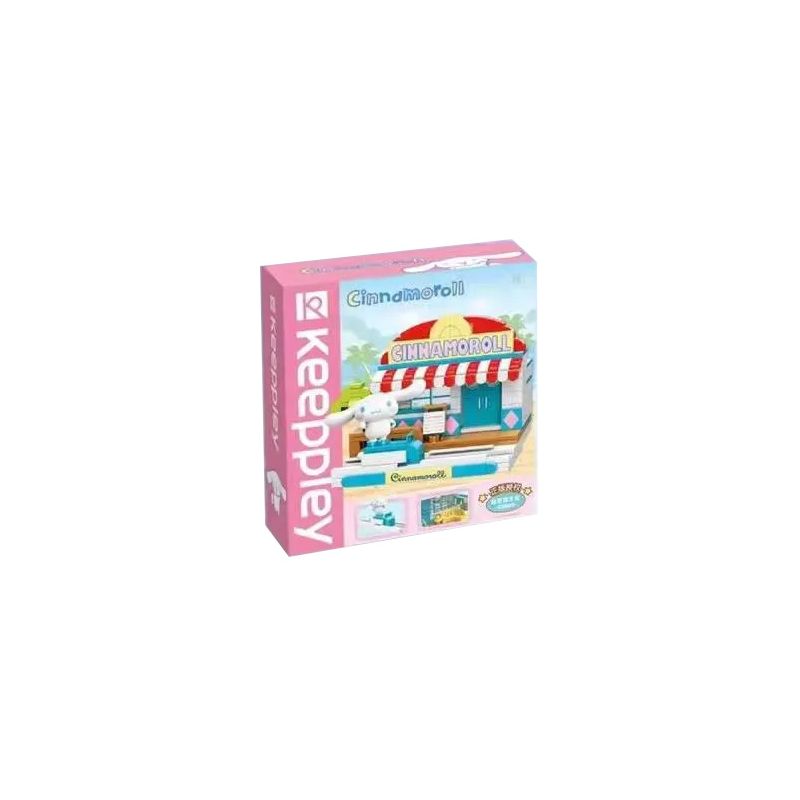 KEEPPLEY K20809 20809 non  PHÒNG ĐÁ DỪA MÙA HÈ bộ đồ chơi xếp lắp ráp ghép mô hình Hello Kitty