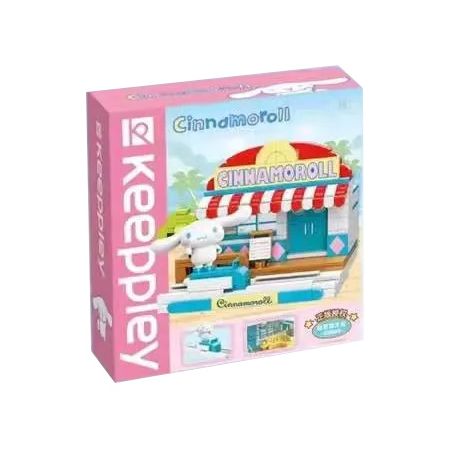 KEEPPLEY K20809 20809 non  PHÒNG ĐÁ DỪA MÙA HÈ bộ đồ chơi xếp lắp ráp ghép mô hình Hello Kitty