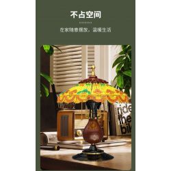 ZHEGAO 00398 non  ĐÈN BÀN CỔ ĐIỂN bộ đồ chơi xếp lắp ráp ghép mô hình Creator TABLE LAMP Sáng Tạo 804 khối