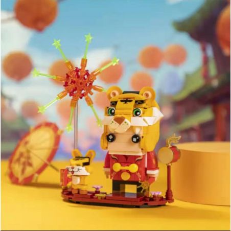 PANTASY 99003 non  CON HỔ bộ đồ chơi xếp lắp ráp ghép mô hình