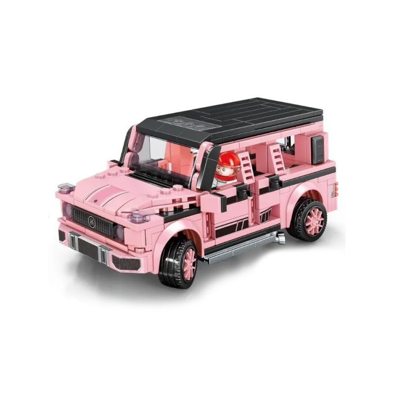 MINGDI 10058 non  XE BUÝT KÉO LẠI ANNG G62 bộ đồ chơi xếp lắp ráp ghép mô hình DREAM CAR 314 khối