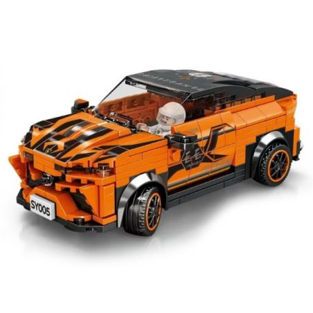 MINGDI 10057 non  XE BUÝT TRỞ LẠI CỦA URVS bộ đồ chơi xếp lắp ráp ghép mô hình DREAM CAR 290 khối