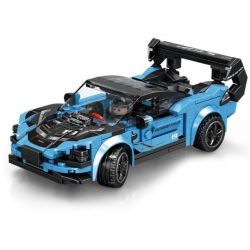 MINGDI 10056 non  MCLARAN 710S TRỞ LẠI XE bộ đồ chơi xếp lắp ráp ghép mô hình DREAM CAR 284 khối