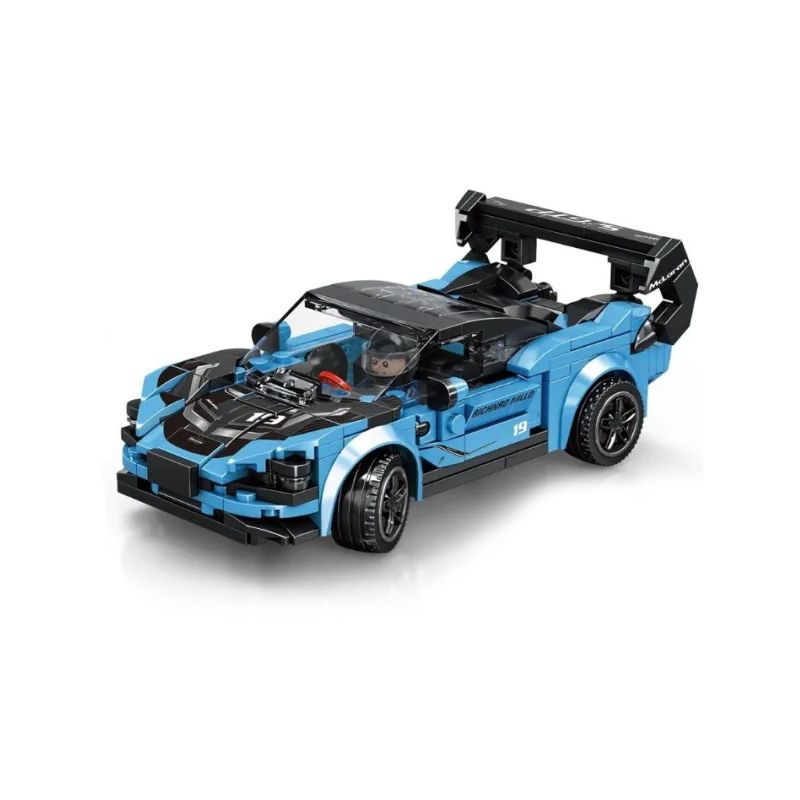 MINGDI 10056 non  MCLARAN 710S TRỞ LẠI XE bộ đồ chơi xếp lắp ráp ghép mô hình DREAM CAR 284 khối