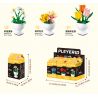 PLEYERID M38-B1077 B1077 1077 M38B1077 38-B1077 non  6 LOẠI HOA ĐỂ BÀN SANG TRỌNG bộ đồ chơi xếp lắp ráp ghép mô hình Flowers
