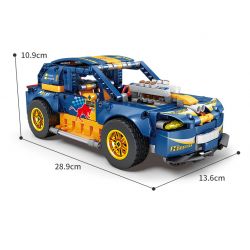 Decool 89001 Jisi 89001 non  TÒA ÁN QINGXIN bộ đồ chơi xếp lắp ráp ghép mô hình Arts & Crafts 622 khối